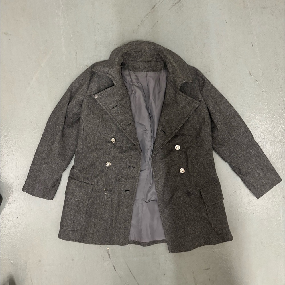 Lined wool coat